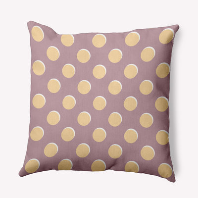 Geometric Polyester Indoor/Outdoor Throw Pillow