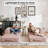 63" Corduroy Sleeper Sofa Modular Sofa Bed Compression Foam Couch Bed With 2 Pillows - No Assembly Required-76797008-79693598