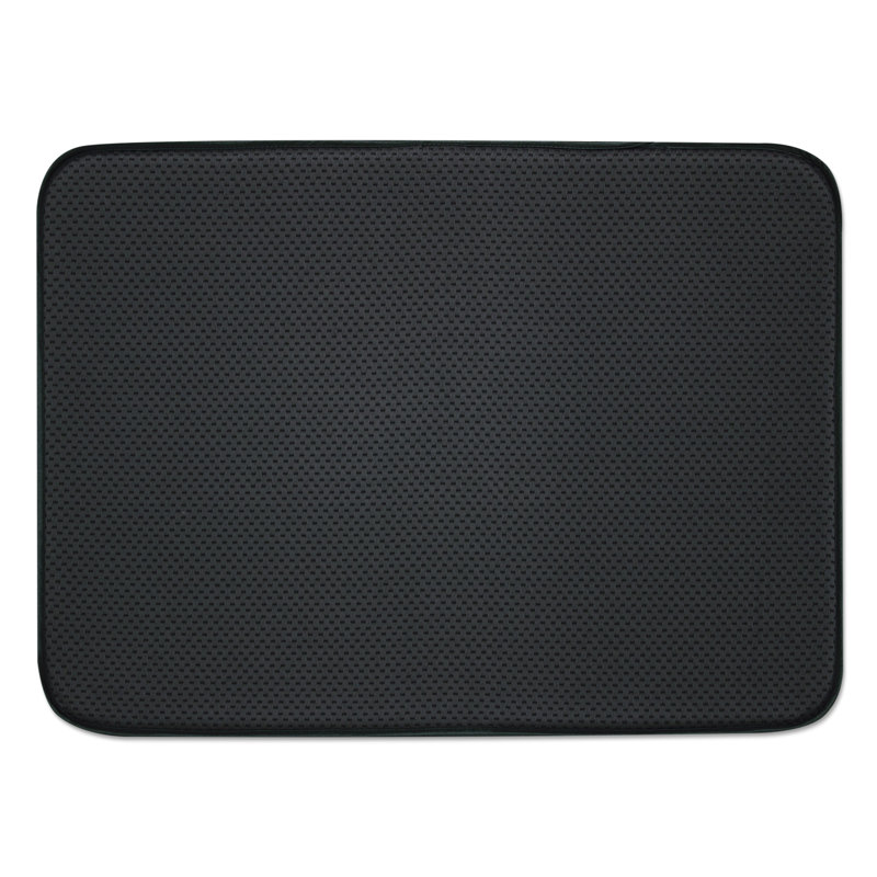Tapis de séchage en microfibre, Noir