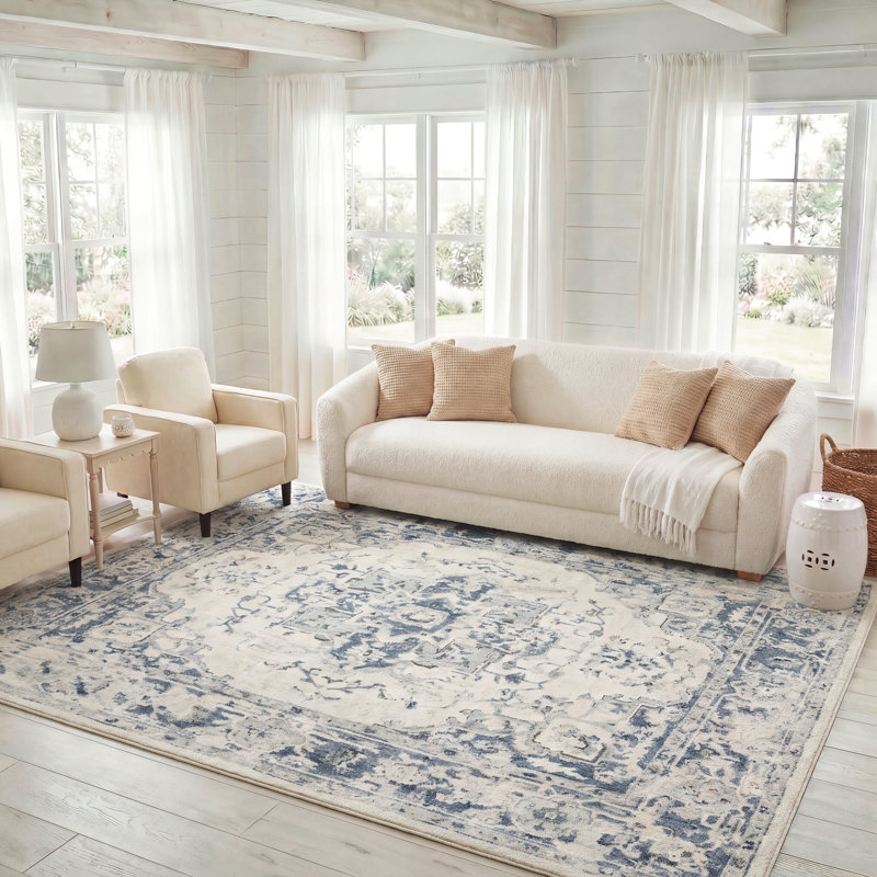 Jase Performance Oriental Rug, Rectangle 8' x 10'