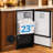 Chichef 15” Undercounter Crescent Ice Maker Machine, 25LBS/24H, Reversible Door