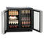 U-Line 36"W. 3000 Series 6.9 Cu. French Door Compact Refrigerator - Stainless Steel Frame with Glass