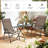 Ellenberger Premium All-Weather Wicker Outdoor Folding Dining Armchair