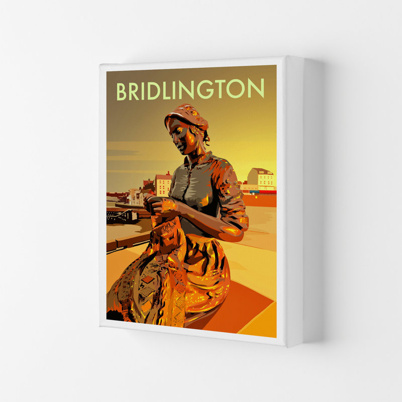 Bridlington 2 by Richard O'Neill - Print, 59.4cm H x 42cm W x 4cm D, Wrapped Canvas