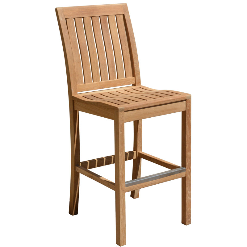 St. Lucia Teak Outdoor Barchair, Bar Stool (28” Seat Height)