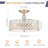 3-light Modern Semi Flush Mount-989448088
