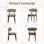 Chaises d'appoint rembourrées en bois massif Maylon-2033522886