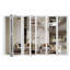 192 po X P 80 po Porte de patio pliante en aluminium H (3 + 3)-118804043