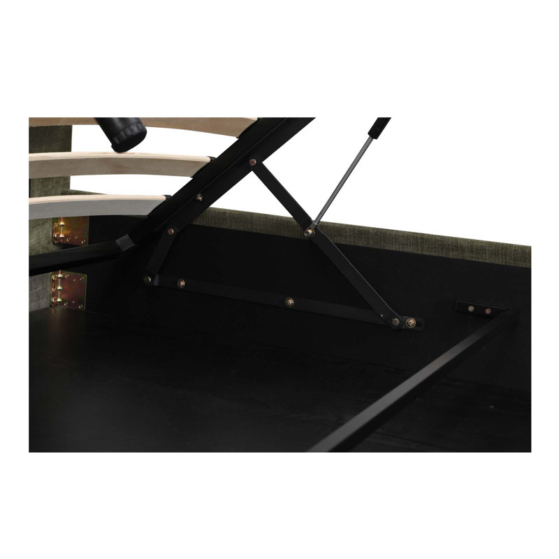 Sebastion Storage Bed, King, Green