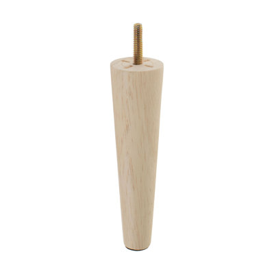 Base Unfinished Furniture Leg, 1 Piece