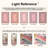     Floral Vintage Washable Pink 5X7 Area Rug with Non Slip Backing - Low Pile Durable Carpet for Living Room, Bedroom, Dining Room or Office Decor-1885595697