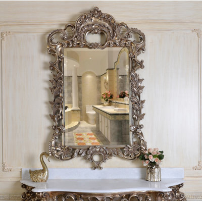Mcdonell Solid Wood Flat Mirror