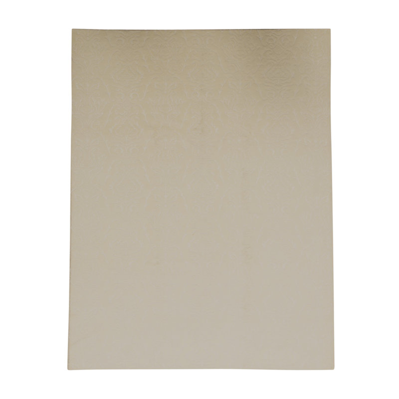 Tapis blanc de haute qualité noué à la main