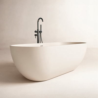 Forma 69" Solid Surface Soaking Bathtub