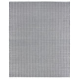Dyllis Rectangle Chervon Handmade Flatweave Acrylic Area Rug in Obsidian