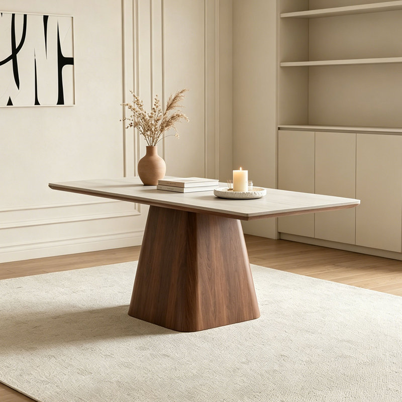 Table French Stone, 29.5" H x 70.9" W x 31.5" D