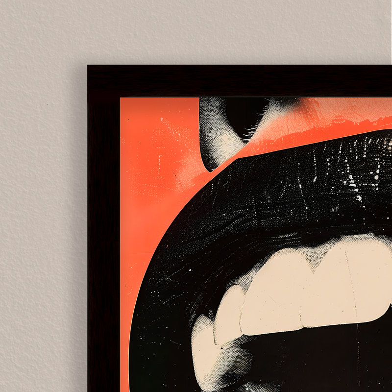 The Mouth Print by Andreas Magnusson, 10" H x 8" W 