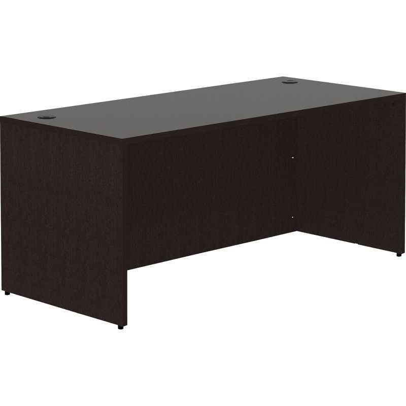 Essentials Series Desk Shell, Espresso, 72" H x 36" W x 29.5" D
