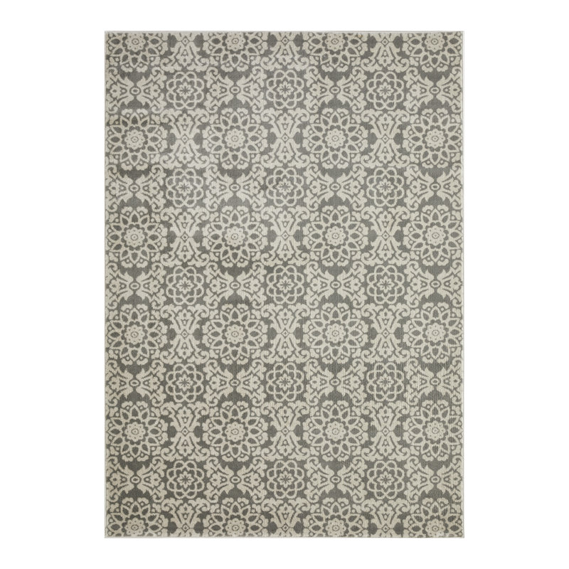 Acyee Floral Indoor Rug, Rectangle 8' x 10'
