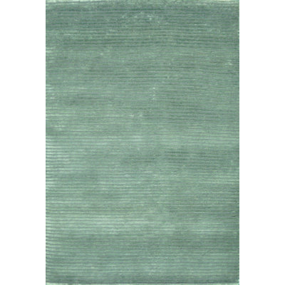 Tapis bleu clair en laine noué à la main Britney