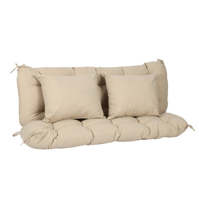 Tufted Porch Swing Cushions