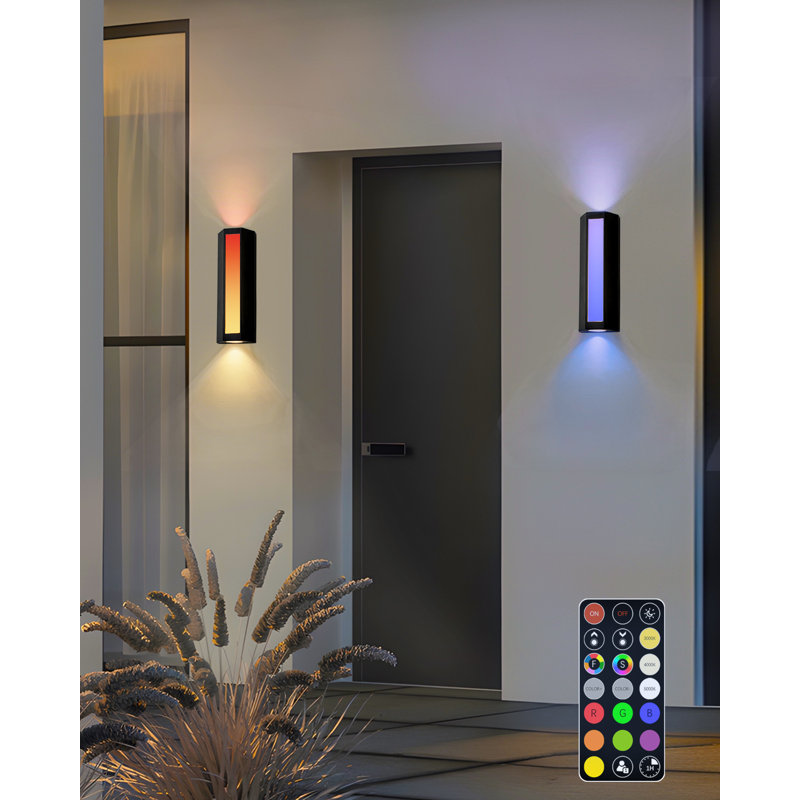 Modern Led Outdoor Wall Lights,1 Pack, 2700 Kelvins