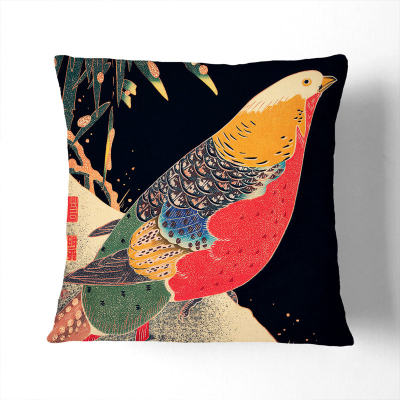 Square Throw Cushion, 40cm H x 40cm W x 15cm D