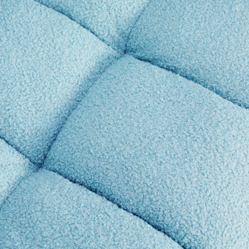 Chaise berçante moderne pour chambre de bébé, salon, chambre à coucher, Bleu