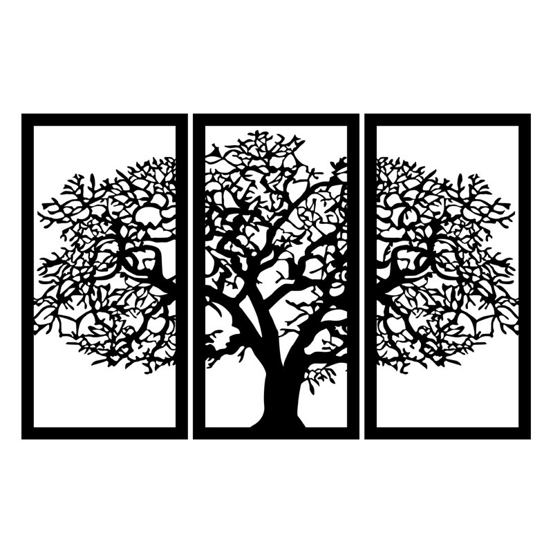 Traditional Plants & Flowers Wall Decor on Metal