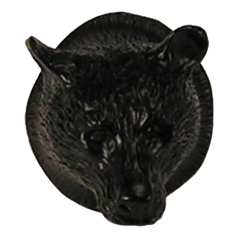 Poignée fantaisie Curiosities 1 1/2 po, Noir mat