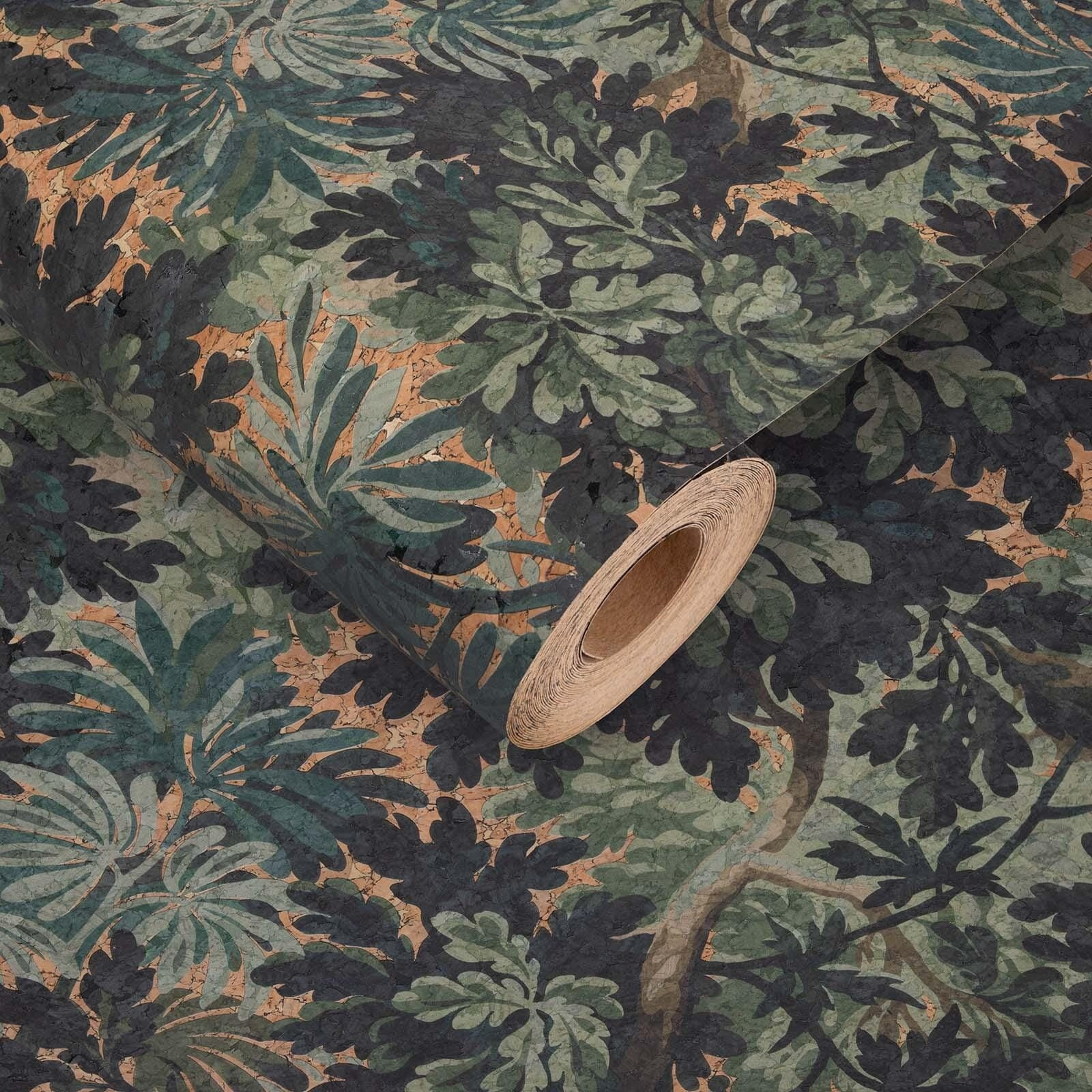 Foris Magna Wallpaper, Cerulean, 9.84' L x 70.87" W