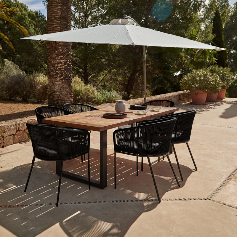 Fabiano 6 - Person 235 Long, Natural,  75cm H X 82cm W X 235cm D, Cream