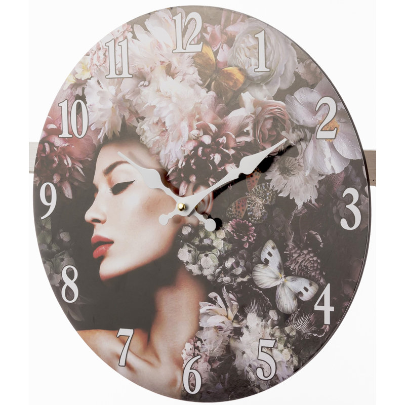 Zellig Wood Wall Clock