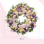 Couronne d'œuf d'hortensia de 20 pouces pour porte d'entrée, couronne florale d'œufs en agneau avec baies pour l'intérieur et l'extérieur