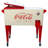 Leigh Country 80 qt. Serving Station / Cart Cooler in Cream and Red