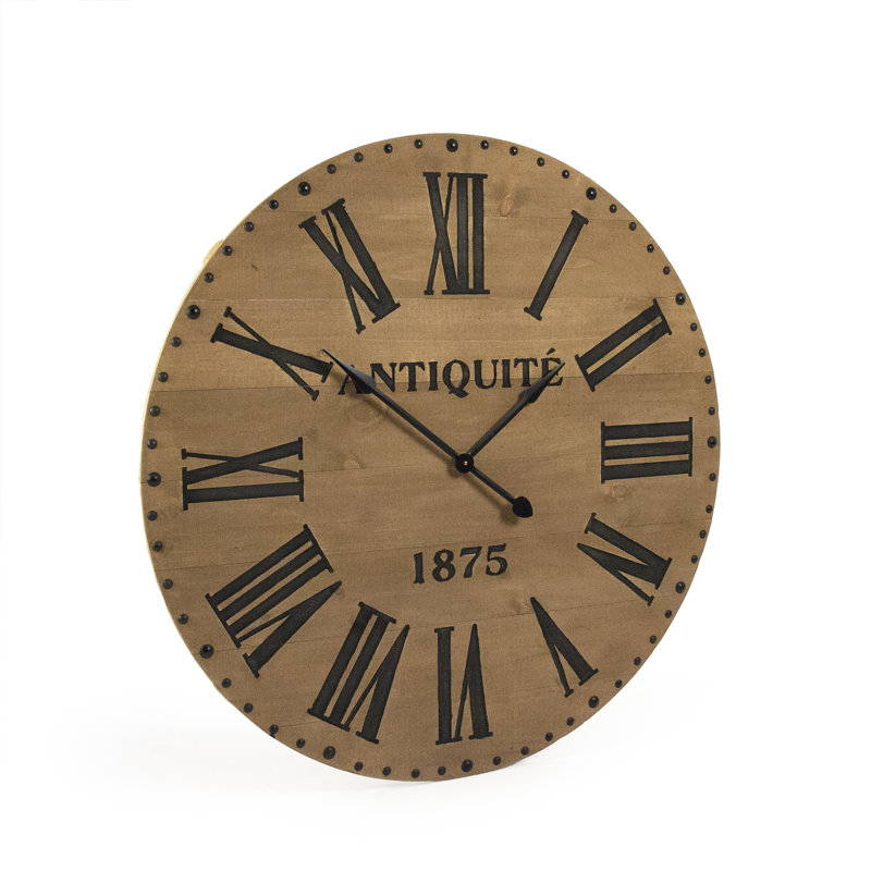 Alexis Wood Analog Wall Clock