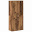 Highboard With Shelf 80 X 39 X 178 Cm Engineered Wood-970475876