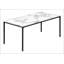 Ensemble de table avec structure en métal noir-1819398123