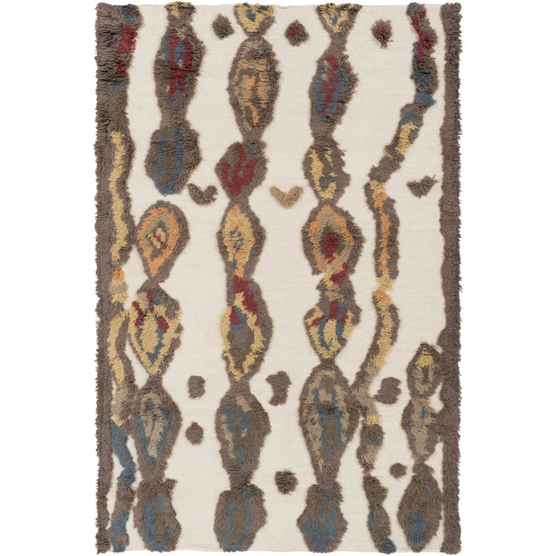 Aubriana Wool Oriental Indoor Rug, Rectangle 8' x 11'
