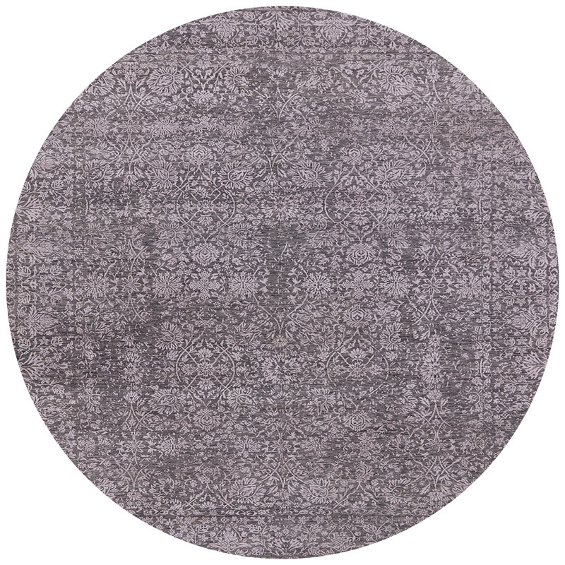 Tapis brun Shela, Rond 6 pi