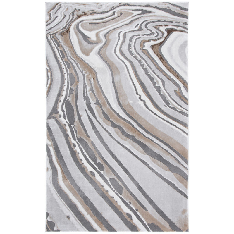 Spurrell Performance Abstract Rug, Rectangle 2'7" x 5'