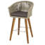 Tabouret de bar d'extérieur avec coussin Capps