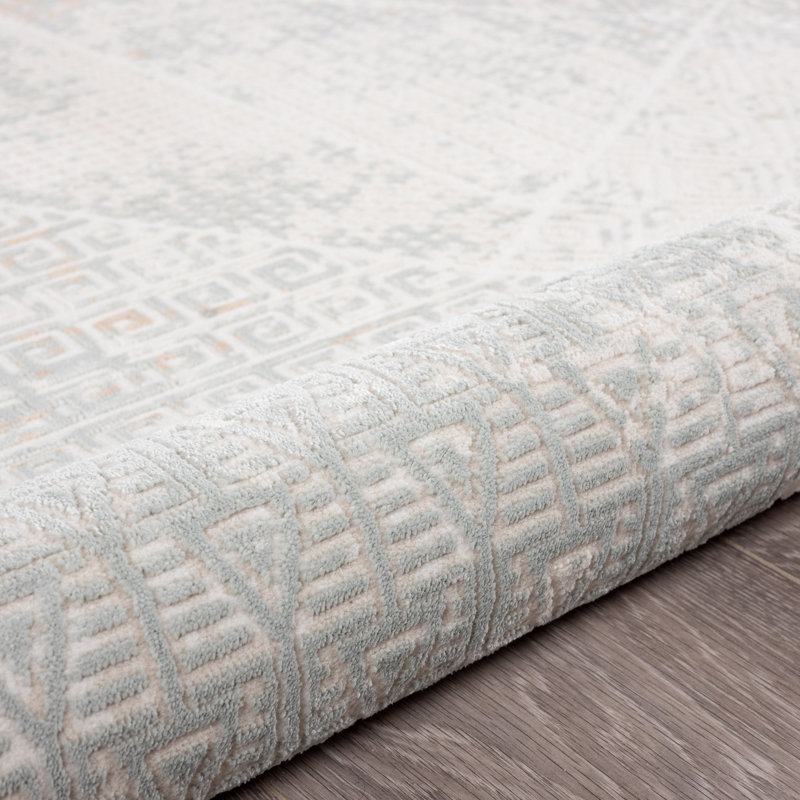 Jaiseon Geometric Indoor Rug, Runner 1'10" x 3'