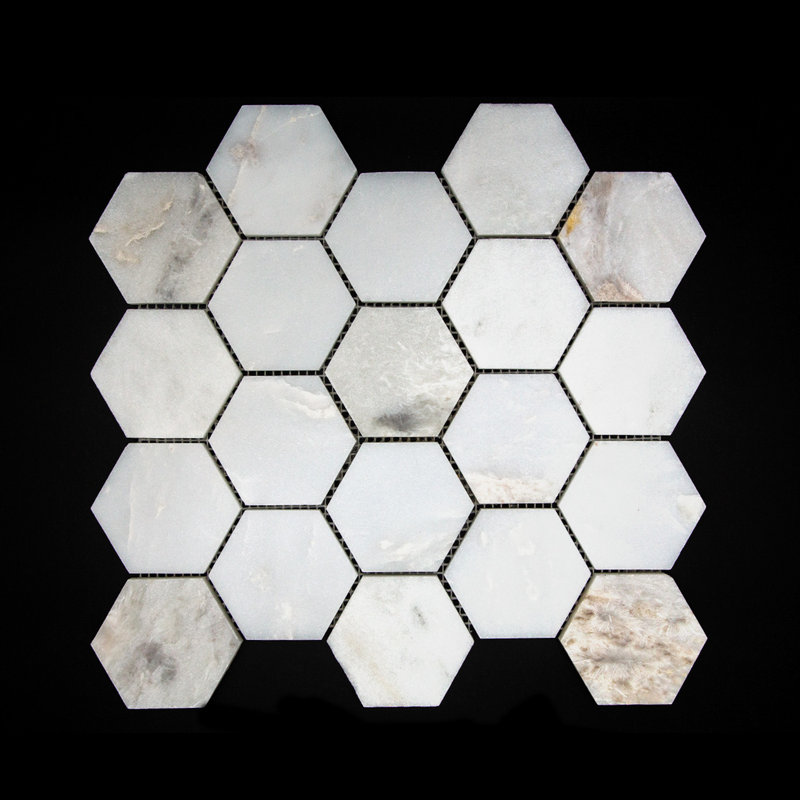 Honed Honeycomb Natural Mosaic Tile