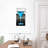 " Pop Blue Martini " Print-777881120
