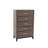 Stylish Bedroom Furniture Set With Rustic Grey Oak Finish And Five Drawers For Ample Storage