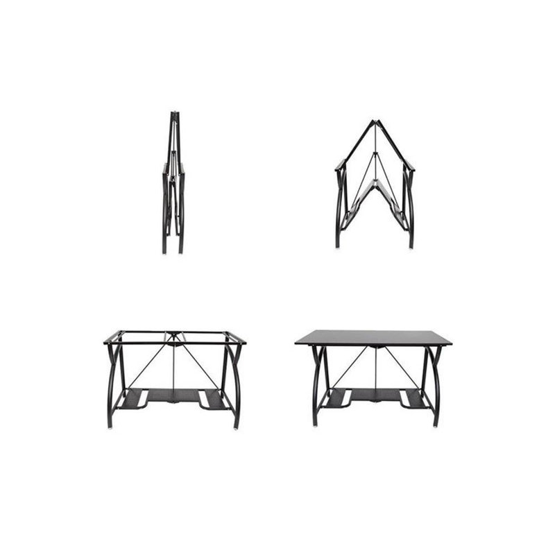 Metal Base Computer Desk