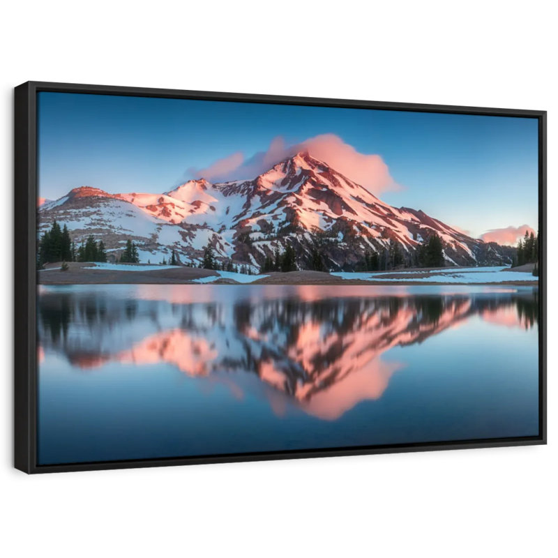 Impression sur toile South Sister Mountains, H 9 po x l 13 po