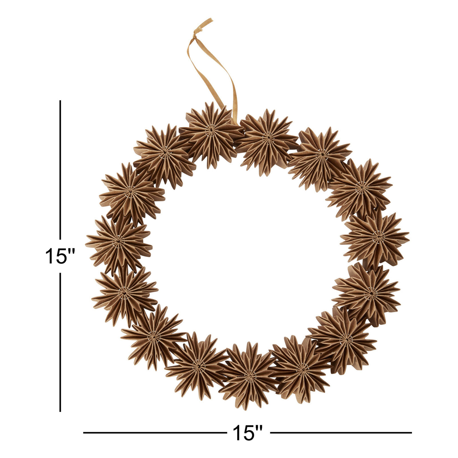 15'' Paper Wreath