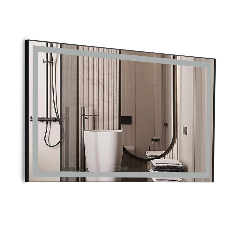 Miroir lumineux à DEL avec désembueur et température de couleur réglable
